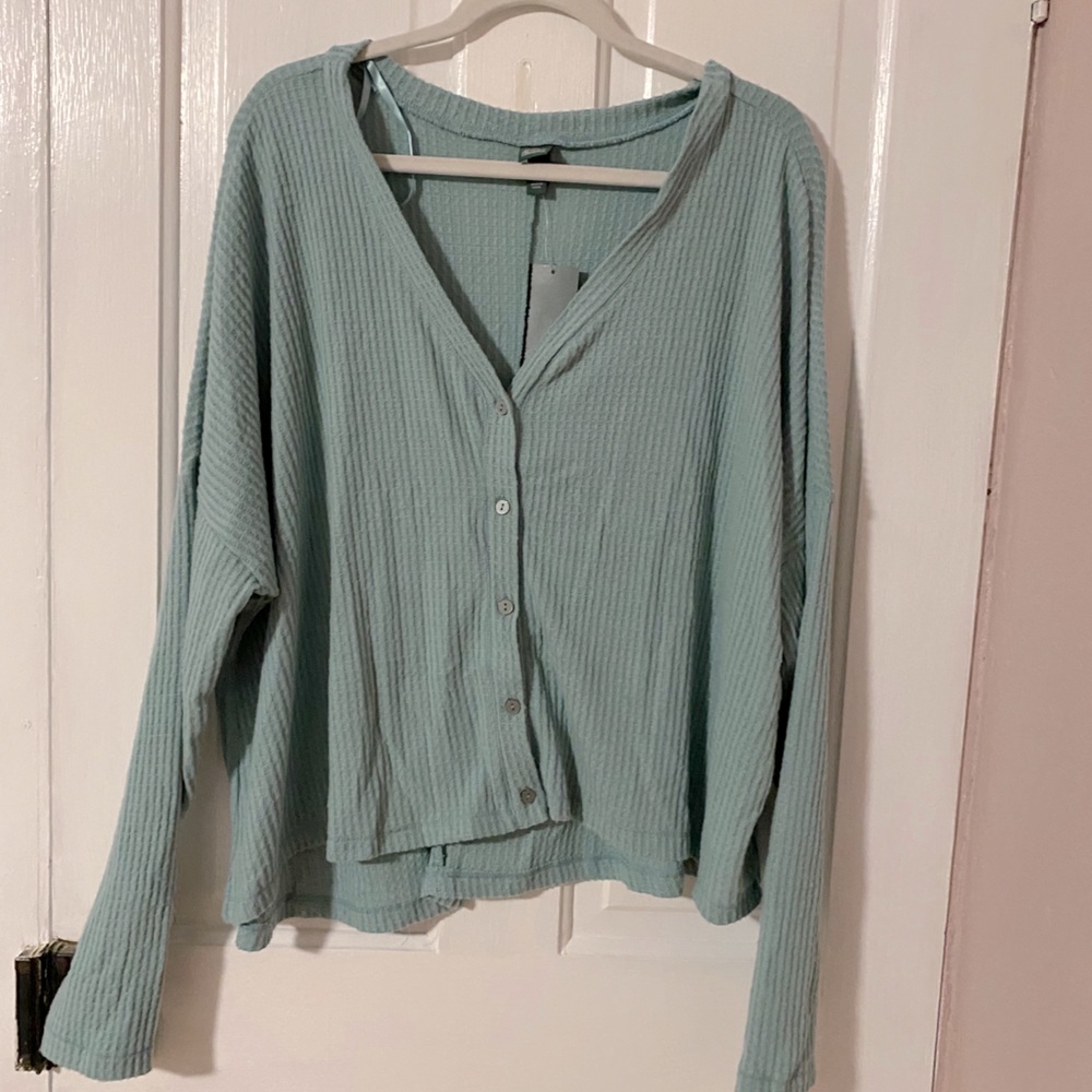 Wild Fable Waffle Knit Long Sleeve Shirt